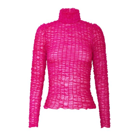 ✧ Hanne Bloch fuchsia smock top - Picture 1 of 14